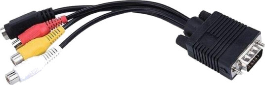 VGA til RCA Audio/Video Adapterkabel