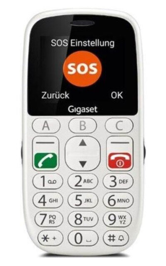 Siemens Gigaset GL390 Perlemorshvit Siemens Gigaset GL390 Perlemorshvit