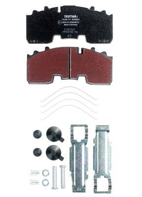 Bremseklosser TEXTAR 2930601 Bremseklosser TEXTAR 2930601
