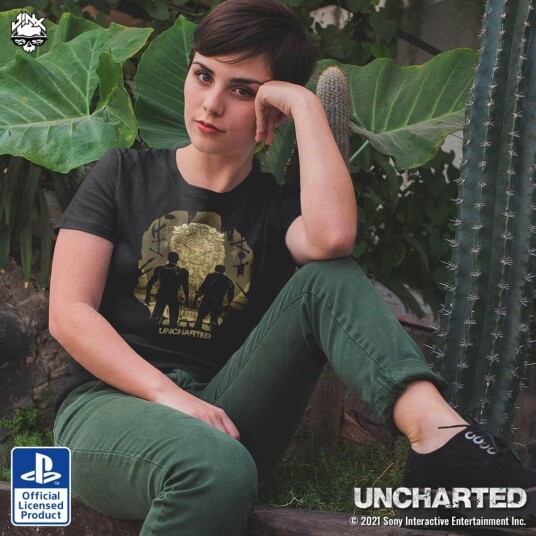 Uncharted T-skjorte El Dorado - L - Voksen - 65% bomull/35% polyester