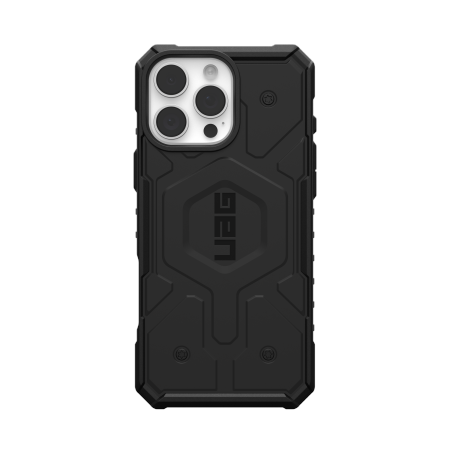 Urban Armor Gear Pathfinder etui i svart for iPhone 16 Pro Max med MagSafe