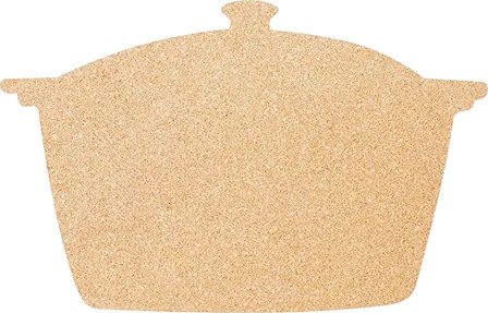 Securit Cb-Pot, Fast Korktavle, Brun, Kork, Metall, 300 X 450 Mm, 540 Mm, 320 Mm