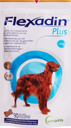 Vetoquinol Flexadin Plus Maxi Medium Stor Hund 2 X 90 Stk Vetoquinol Flexadin Plus Maxi Medium Stor Hund 2 X 90 Stk