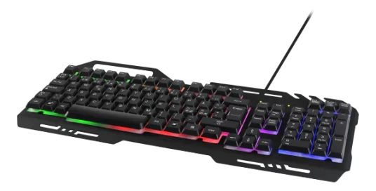 Deltaco GAM-042 Gamingtastatur med RGB-belysning og Nordisk layout - Svart Deltaco GAM-042 Gamingtastatur med RGB-belysning og Nordisk layout - Svart