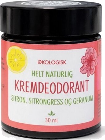 Gry Hammer kremdeodorant sitron & geranium 30 ml Gry Hammer kremdeodorant sitron & geranium 30 ml