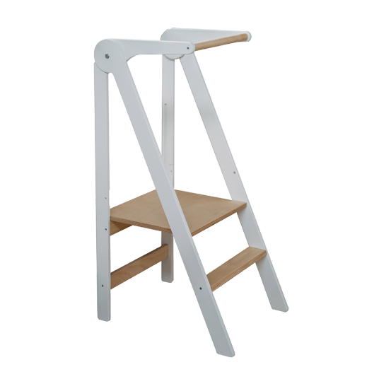leg&go Sammenleggbar kjøkkenhjelper med avtagbar bøyle Hvid leg&go Sammenleggbar kjøkkenhjelper med avtagbar bøyle Hvid