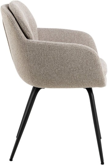 Dora spisestuestoler med armlene stoff beige. Dora spisestuestoler med armlene stoff beige.