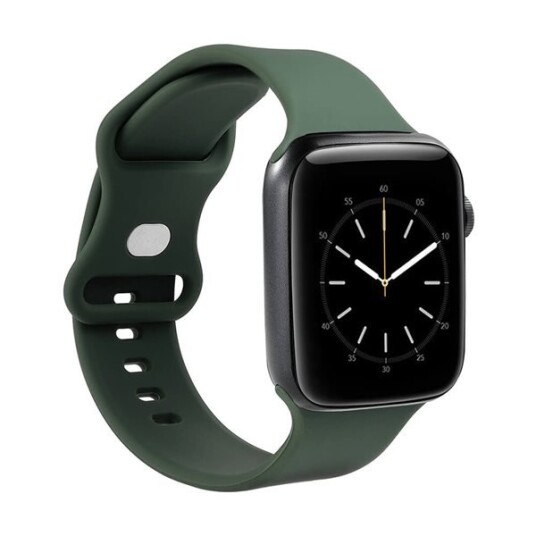 GEAR Klokkearmbånd Silikon OLIVENGRØNN Apple Watch 42-44mm