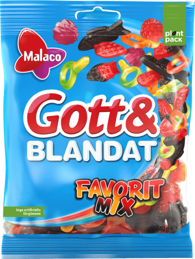 Malaco Gott & Blandat Favoritmix 140g Malaco Gott & Blandat Favoritmix 140g