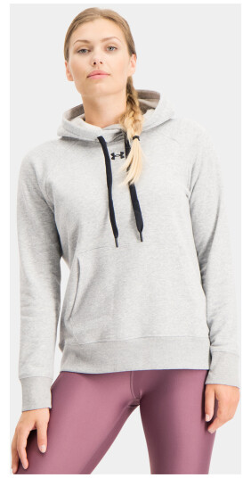 Under Armour Rival Fleece Hoodie, hettegenser dame LG Steel Medium Heather Under Armour Rival Fleece Hoodie, hettegenser dame LG Steel Medium Heather