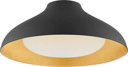Agnes 15" Flush Mount Plaster White