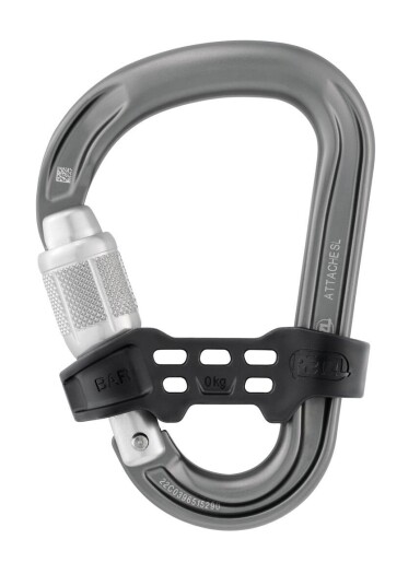 Petzl Attache BARlåsekarabin med plastlås Petzl Attache BARlåsekarabin med plastlås