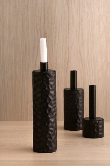 Ellos Home Lysestake Honeycomb Large Svart