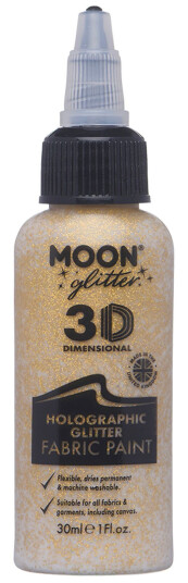 Buttericks Leco AB Moon Creations Holographic Glitter Fabric Paint - Gull