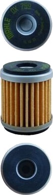 Oljefilter MAHLE ORIGINAL OX 799 Oljefilter MAHLE ORIGINAL OX 799