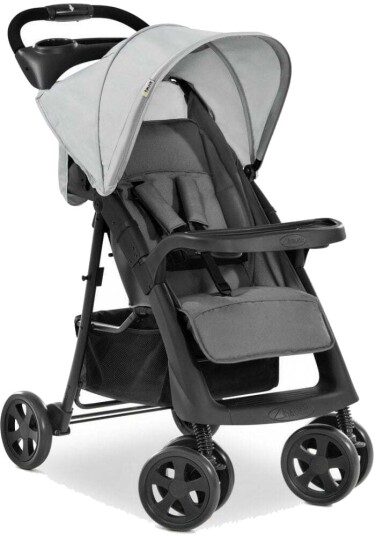 Hauck Shopper Neo II Klapvogn 22kg Mørkegrå/Grå Hauck Shopper Neo II Klapvogn 22kg Mørkegrå/Grå