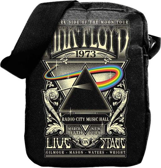 Rocksax Ryggsekk Rosa Floyd 1973 Live Crossbody Bag med Stash Pockets