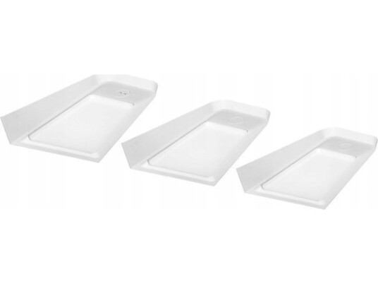 Orno Diki Sett Med 3 Led Lamper Under Skapet 3X2w 4000K Med Kontaktløs Bryter Hvit