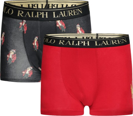 Polo Ralph Lauren Stretch Cotton Trunk 2 Pack   Red   S