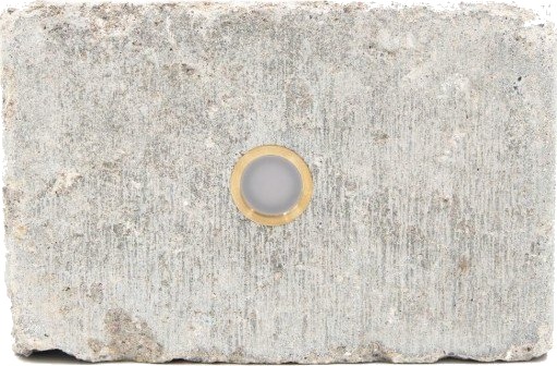 Light By Juhl holmegaard steinblokk med Cosmos spotlights i messing 14x21x14 cm grå