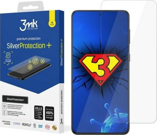 3Mk Silver Protect+ Skjermbeskytter for Samsung Galaxy S21+
