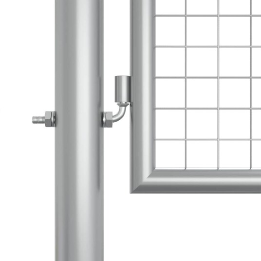 vidaXL Hageport galvanisert stål 415x175 cm sølv