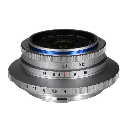 Laowa 10mm f/4 Cookie Silver For L-mount. APS-C. Sølv Laowa 10mm f/4 Cookie Silver For L-mount. APS-C. Sølv