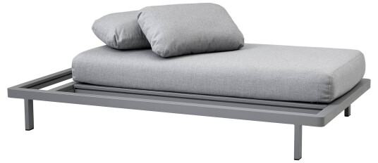 Cane-line Space 2-seter sofa Light grey Grå