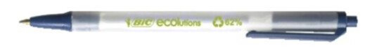Kulepenn BIC ECOlution Clic Stic blå, 50 stk Kulepenn BIC ECOlution Clic Stic blå, 50 stk