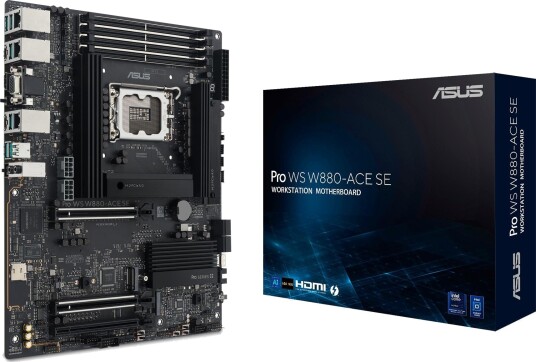 Asus Pro WS W880-ACE SE Hovedkort ATX LGA1851 med DDR5 og USB4