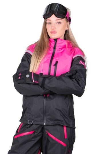 Raven Snøscooterjakke Raven Boondocker Dame Svart-Rosa l