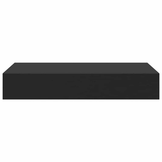 vidaXL Vegghylle med skuff svart 48x25x8 cm vidaXL Vegghylle med skuff svart 48x25x8 cm