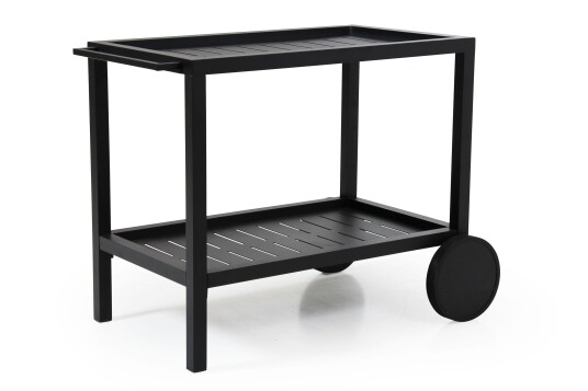 Brafab Belfort serveringsvogn Svart med hjul 91 x 56 cm Svart Brafab Belfort serveringsvogn Svart med hjul 91 x 56 cm Svart
