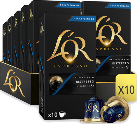 L'OR Ristretto 9 Decaffeinata - 10 capsules L'OR Ristretto 9 Decaffeinata - 10 capsules