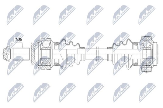 Nty Drivaksel NTY NPW BM 246 Nty Drivaksel NTY NPW BM 246