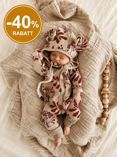 Zzzforkids HELDRESS ROWANBERRY EARED JUMPSUIT 98cm (2 3år) Zzzforkids HELDRESS ROWANBERRY EARED JUMPSUIT 98cm (2 3år)