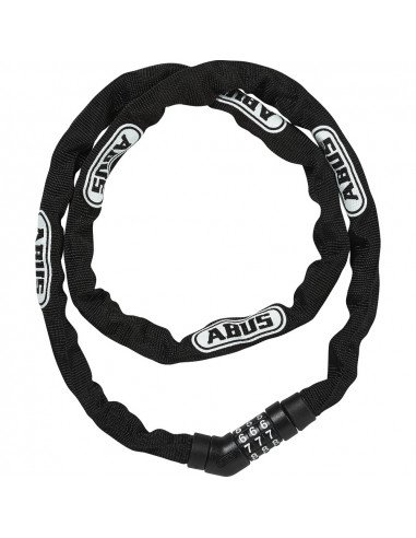 Abus Kjettinglås 4804 Combo 4804C/110 Black Abus Kjettinglås 4804 Combo 4804C/110 Black