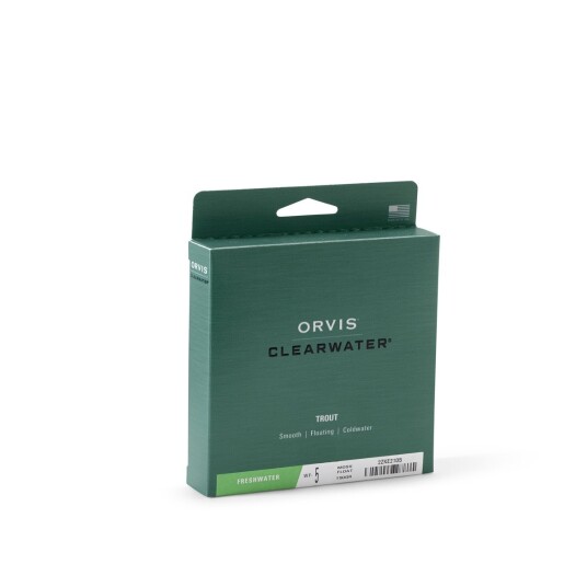 Orvis Clearwater Trout Floating Fluesnøre Mosegrønt WF-4 Orvis Clearwater Trout Floating Fluesnøre Mosegrønt WF-4