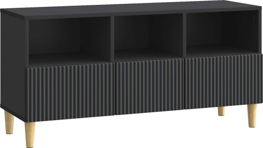  TV skap med skuff Svart 102 x 34,5 x 50 cm Konstruert tre