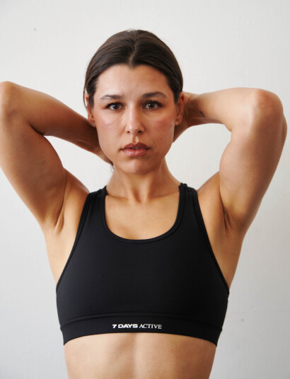 7 DAYS Active Signature Bra - Black - S