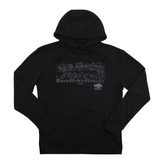 EVH Schematic Fleece Black XL