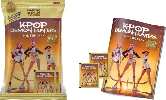 K-Pop Demon Hunters Wave 2 Klistremerkealbum & To Blind Bags