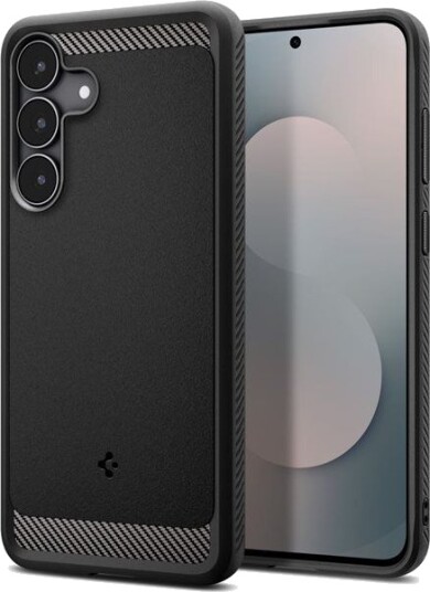 Spigen Rugged Armor TPU-deksel for Samsung Galaxy S25 FE - Svart