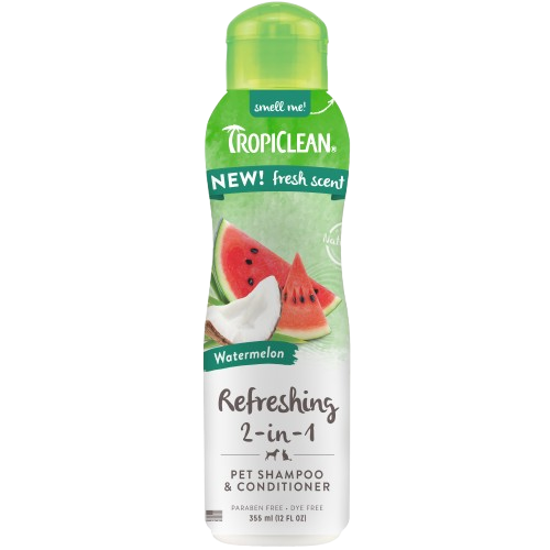 2In1 Watermelon Shampoo 355 ml Hund Helse Og Pels Pelspleie Hundesjampo Tropiclean 2In1 Watermelon Shampoo 355 ml Hund Helse Og Pels Pelspleie Hundesjampo Tropiclean