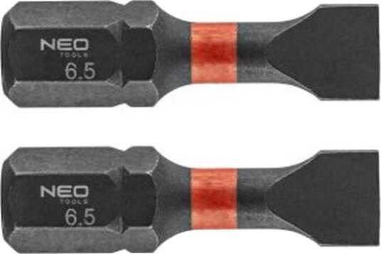 Neo Tools Bits Sl6.5 X 25 Mm, 2 Stk