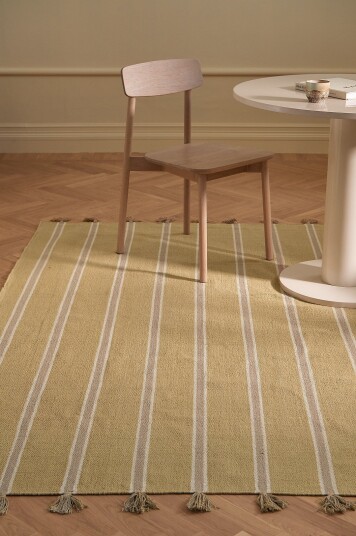 Ellos Home Bomullsteppe Mar Cotton Carpet Gul