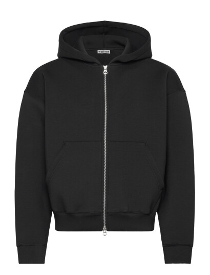 Weekday Simon Scuba Zip Hoodie - Black - XL