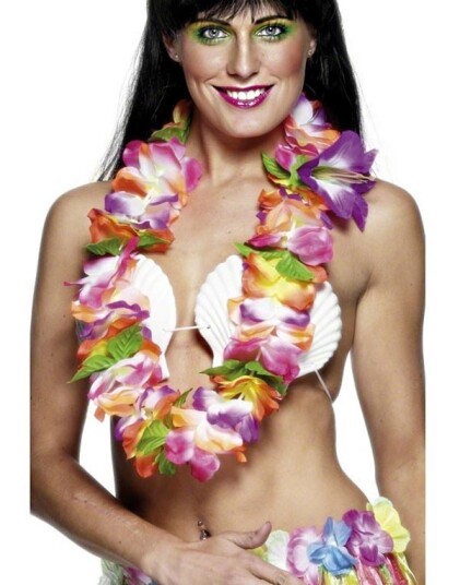 Hawaii Krans Grønn/Lilla/Orange/Rosa/Gult Hawaii Krans Grønn/Lilla/Orange/Rosa/Gult