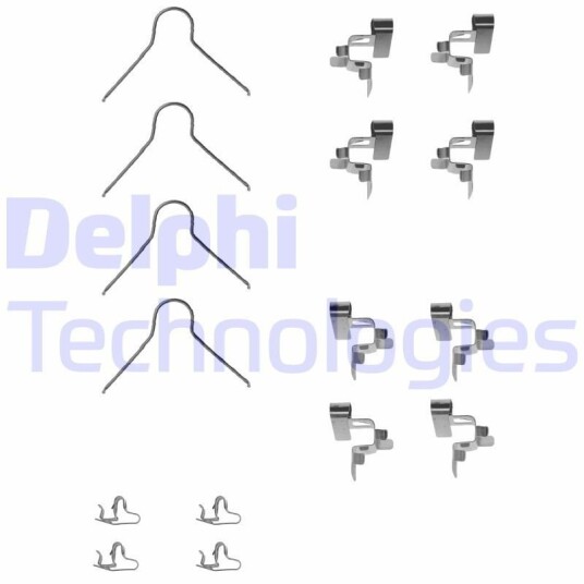 Tilbehørsett, skivebremse belegg DELPHI LX0062