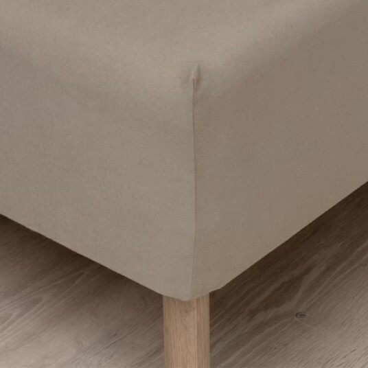 Sengetøy av flanell laken 90x200 cm   100% bomullsflanell Konvoluttlaken   Høie of Scandinavia   Mole